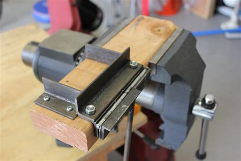 small sheet metal box brake|homemade sheet metal press brake.